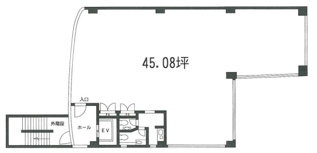 若葉大原ビル2F 間取り図