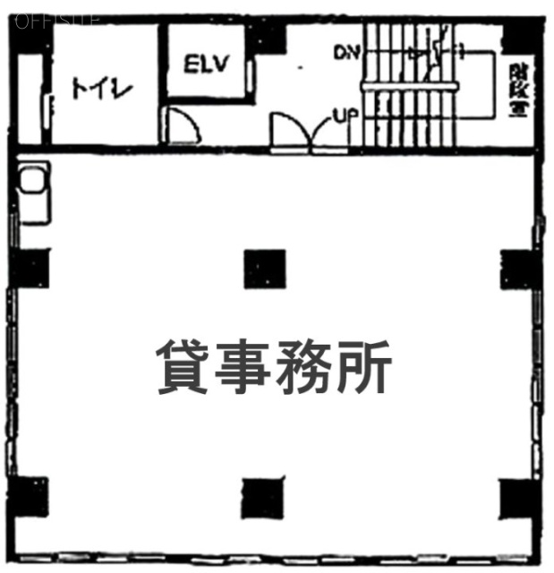 日中友好会館ビル3F 間取り図