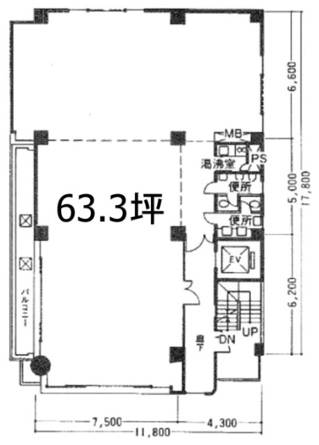 ITOビル3F 間取り図