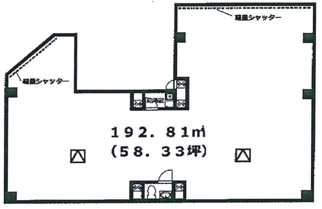 セレステ仙川ビル1F 間取り図