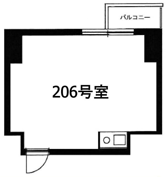 ライオンズプラザ恵比寿206 間取り図