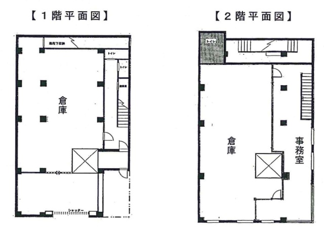 桜井ビル1-2F 間取り図