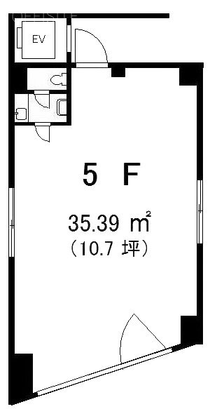 仲澤ビル5F 間取り図