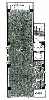 一番町KKビル7F 間取り図