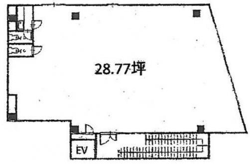 上野Sビル2F 間取り図