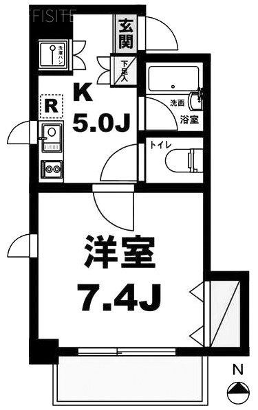 月村マンションNo25901 間取り図