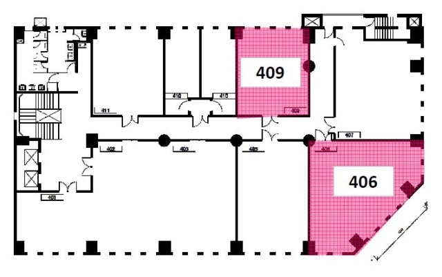 リスト関内ビル409 間取り図