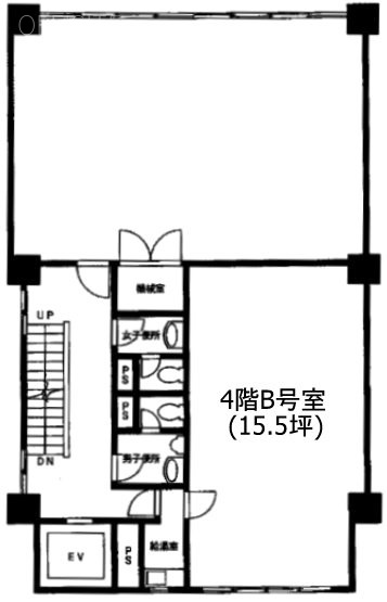 宝国ビルB 間取り図