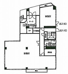 ダイアパレス元代々木ビル1F 間取り図