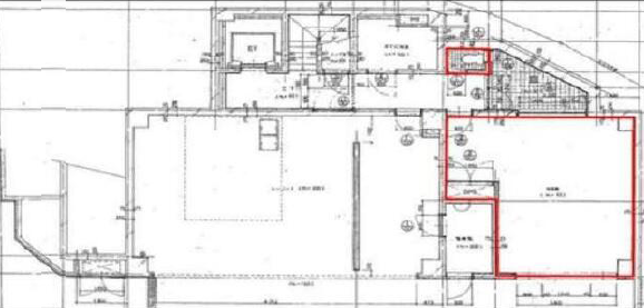 六本木アシャラ・ヒルズビル1F 間取り図