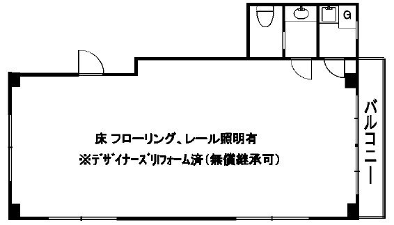 青山浜ビル301 間取り図