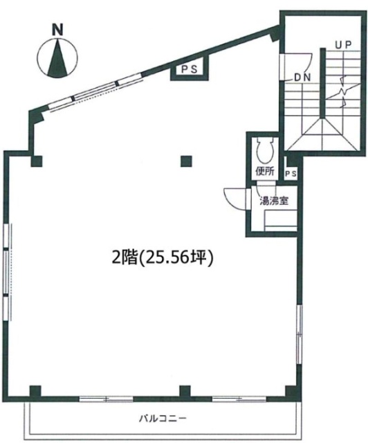 モンコトービル2F 間取り図