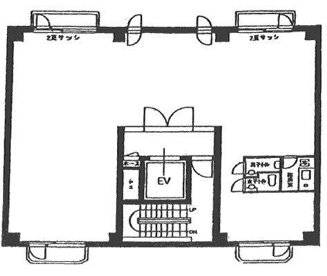 プラザ西麻布3F 間取り図