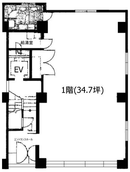 三和商事ビル1F 間取り図