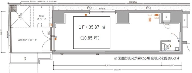 オープンレジデンシア千代田外神田1F 間取り図