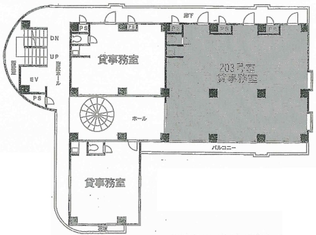 エステート・ショーエービル203 間取り図