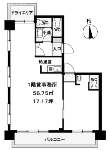 メゾン柴崎ビル1F 間取り図