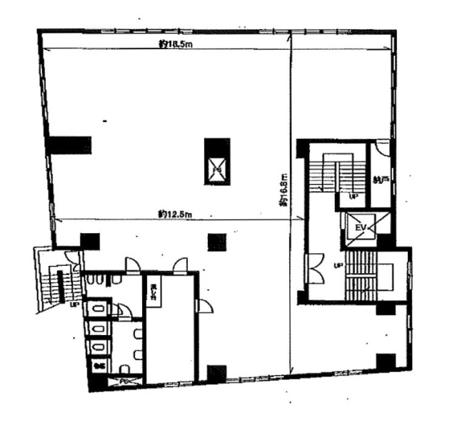 茗渓マンションビル12F 間取り図