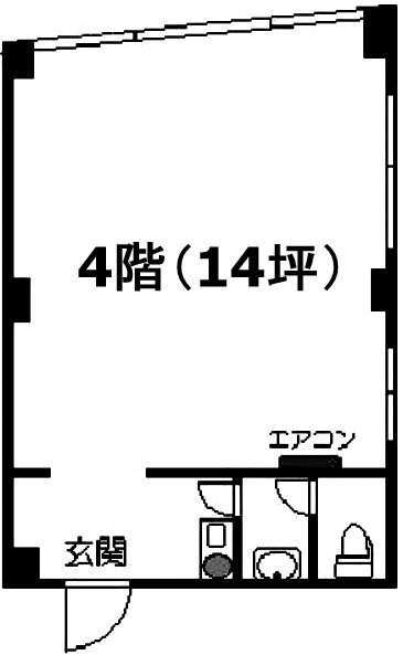 津乃国屋ビル4F 間取り図