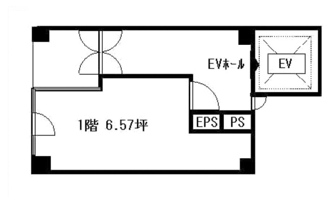 光陽ビル1F 間取り図