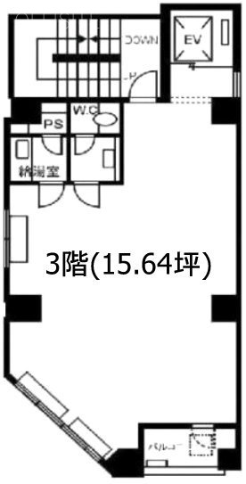 三谷ビル3F 間取り図
