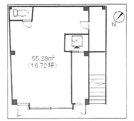 COMS神宮前ビル1F 間取り図