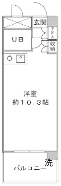 パルナス代々木ビル306 間取り図