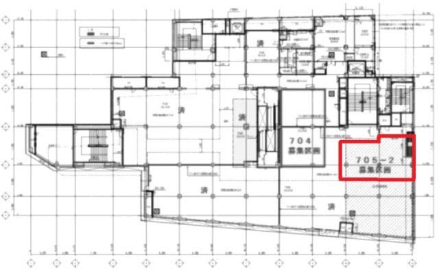 フロム中武705-2 間取り図