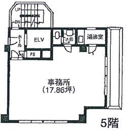 芝田ビル5F 間取り図