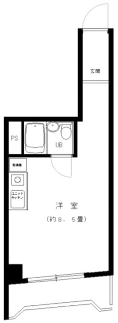 ビスハイム池袋605 間取り図