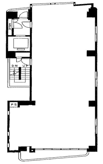 桃花源ビル6F 間取り図