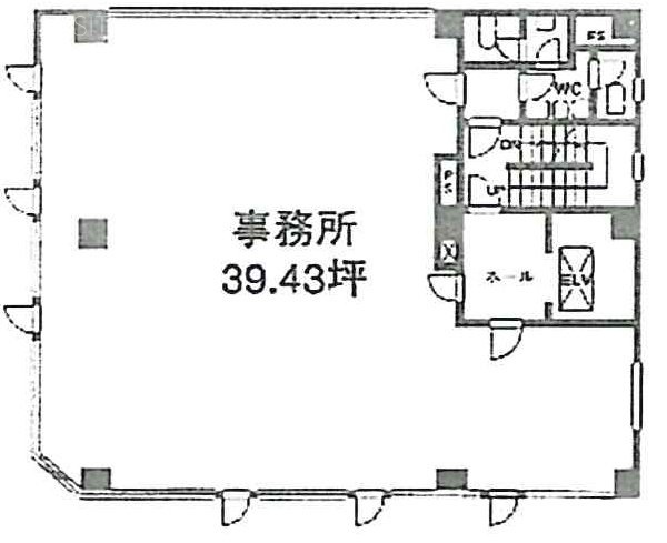 五十嵐ビル3F 間取り図