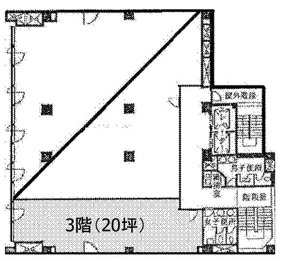 共和五番館3F 間取り図