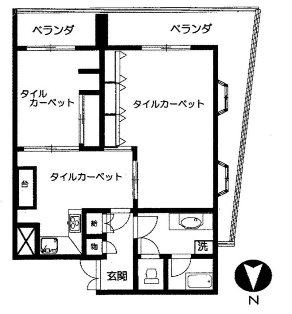 ライブリー渋谷桜丘ビル501 間取り図