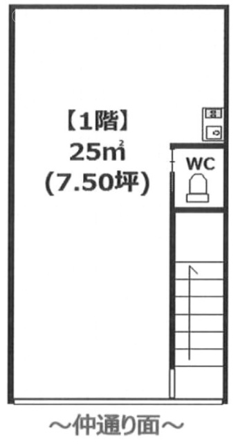 サニードレスビル1F 間取り図