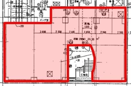 いちご広尾ビルB1F 間取り図