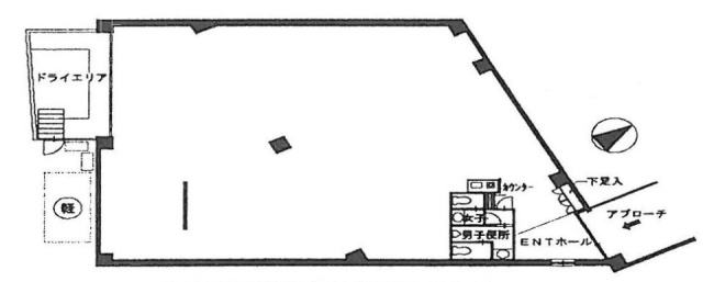 マンション大崎ビル1F 間取り図