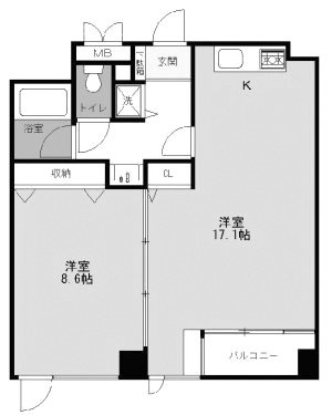 DAIGOビル104 間取り図