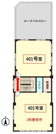 共栄ビル4F 間取り図