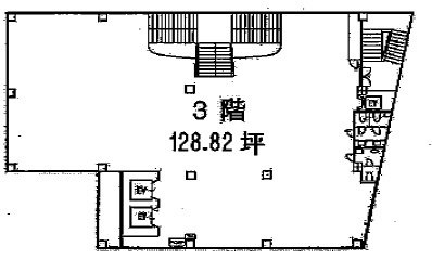 丸正三鷹ビル3F 間取り図