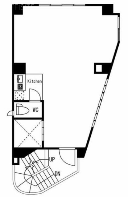 長谷川ビル2F 間取り図