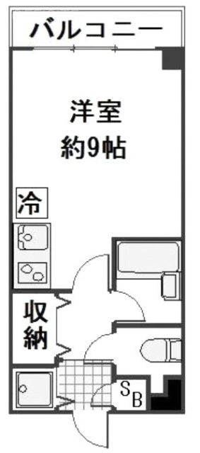 ニューカーサ麻布202 間取り図
