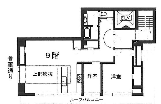 放映青山ビル9F 間取り図
