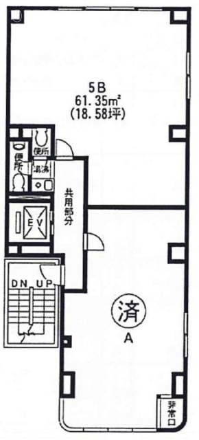 木村ビルB 間取り図