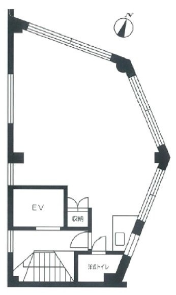 内田ビル6F 間取り図