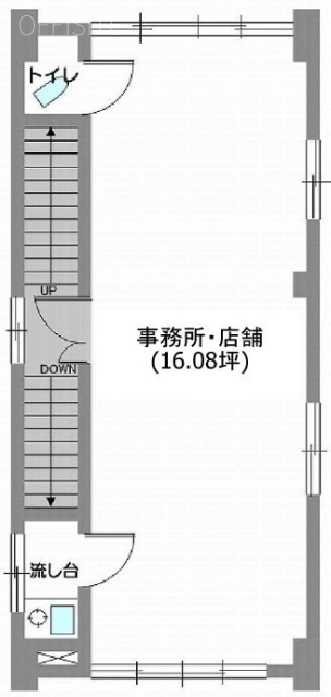 小竹ビル2F 間取り図