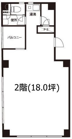 カワベビルB 間取り図