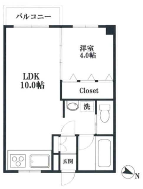 メゾン杉山302 間取り図