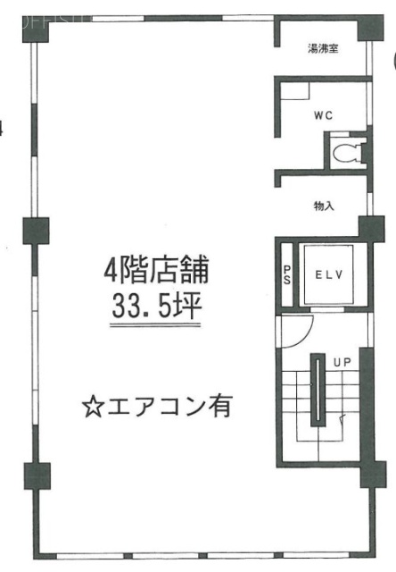 山崎ビル4F 間取り図