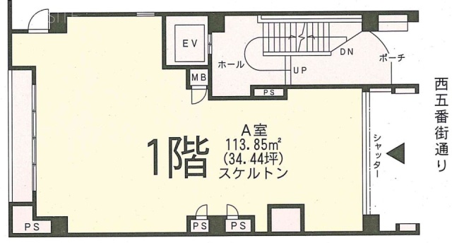 石井紀州屋ビルA 間取り図